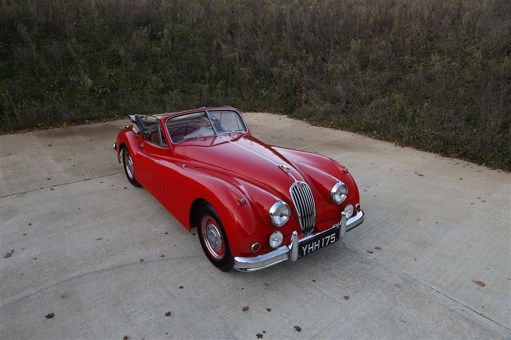 A 1955 Jaguar XK140 DHC